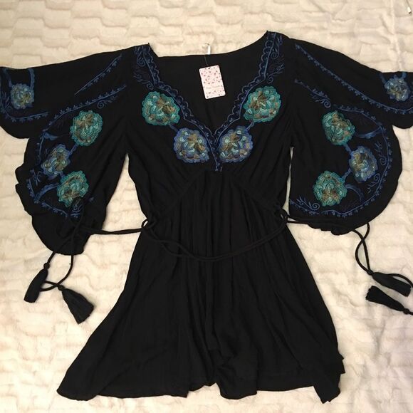Free People Cora Dress Sz M - Picture 2 of 5